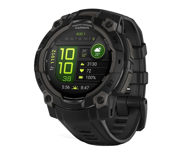 GARMIN Instinct 3 AMOLED 45mm Czarny (010-02936-00) - 1310368 - zdjęcie